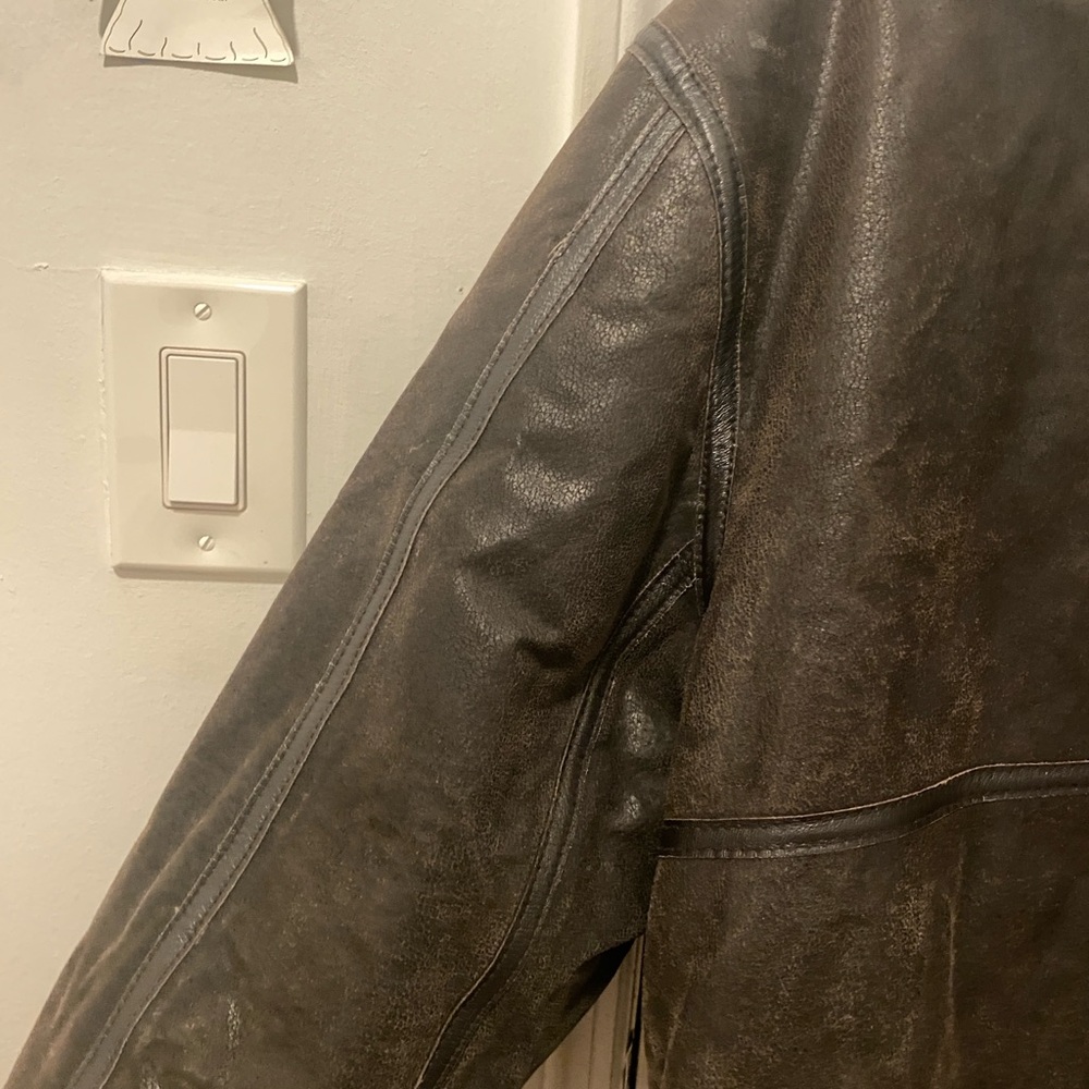 Xoxo Brown Shearling Jacket - image 8